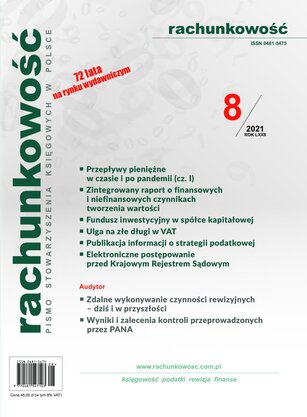 Rachunkowość 8/2021