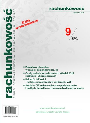 Rachunkowość 9/2021