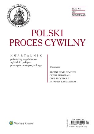Polski Proces Cywilny 4/2021