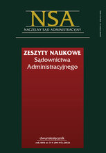 Zeszyty Naukowe Sądownictwa Administracyjnego 3-4/2021