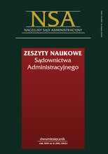 Zeszyty Naukowe Sądownictwa Administracyjnego 6/2021