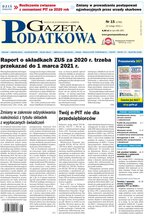 Gazeta Podatkowa 15/2021