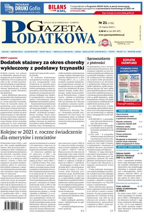 Gazeta Podatkowa 21/2021