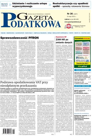 Gazeta Podatkowa 36/2021