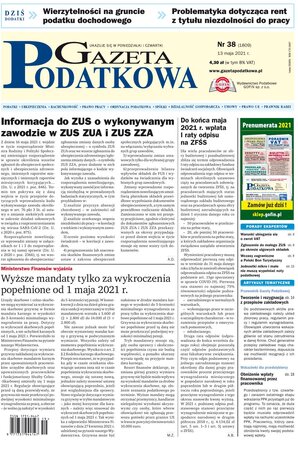 Gazeta Podatkowa 38/2021