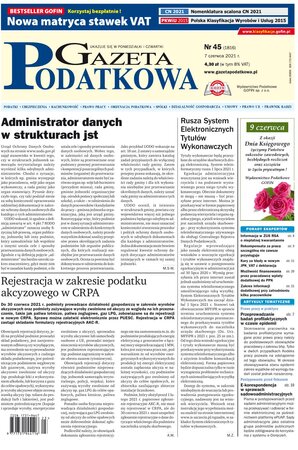 Gazeta Podatkowa 45/2021