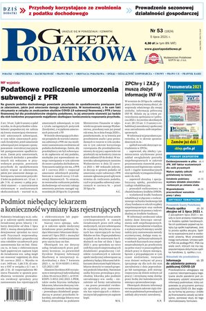 Gazeta Podatkowa 53/2021