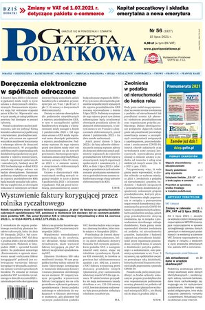 Gazeta Podatkowa 56/2021