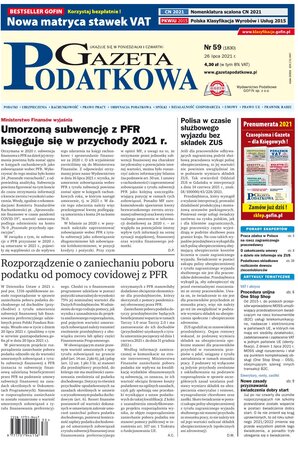 Gazeta Podatkowa 59/2021