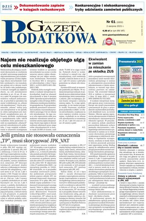 Gazeta Podatkowa 61/2021