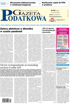 Gazeta Podatkowa 64/2021