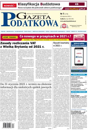 Gazeta Podatkowa 7/2021