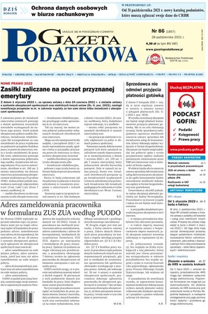 Gazeta Podatkowa 86/2021