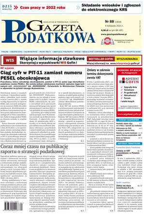 Gazeta Podatkowa 88/2021