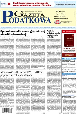 Gazeta Podatkowa 97/2021