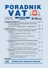 Poradnik VAT 15/2021