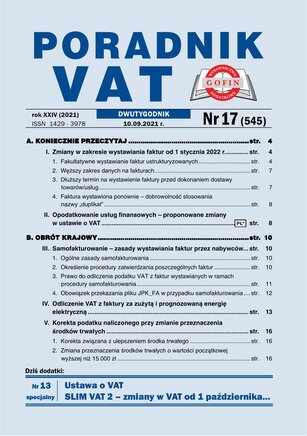 Poradnik VAT 17/2021
