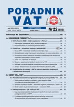 Poradnik VAT 22/2021