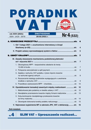 Poradnik VAT 4/2021
