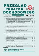 Przegląd Podatku Dochodowego 12/2021