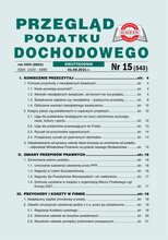 Przegląd Podatku Dochodowego 15/2021