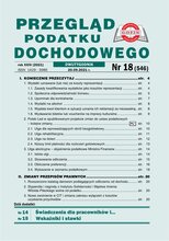 Przegląd Podatku Dochodowego 18/2021