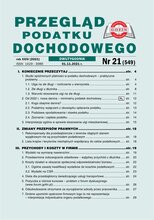 Przegląd Podatku Dochodowego 21/2021