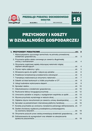 Przegląd Podatku Dochodowego 24/2021