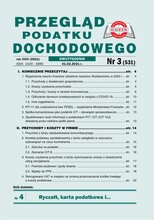 Przegląd Podatku Dochodowego 3/2021