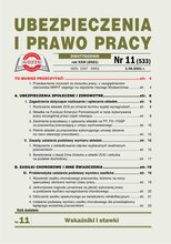Ubezpieczenia i Prawo Pracy 11/2021