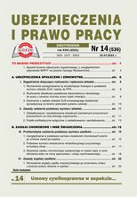 Ubezpieczenia i Prawo Pracy 14/2021