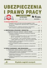Ubezpieczenia i Prawo Pracy 4/2021