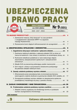Ubezpieczenia i Prawo Pracy 9/2021