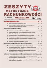 Zeszyty Metodyczne Rachunkowości 1/2021