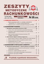 Zeszyty Metodyczne Rachunkowości 10/2021