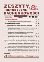 Zeszyty Metodyczne Rachunkowości 11/2021