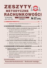 Zeszyty Metodyczne Rachunkowości 17/2021