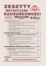 Zeszyty Metodyczne Rachunkowości 18/2021