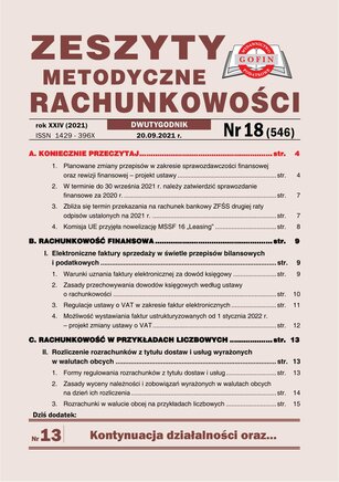 Zeszyty Metodyczne Rachunkowości 18/2021
