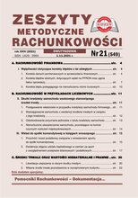 Zeszyty Metodyczne Rachunkowości 21/2021
