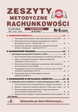 Zeszyty Metodyczne Rachunkowości 6/2021