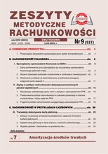 Zeszyty Metodyczne Rachunkowości 9/2021
