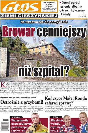 Głos Ziemi Cieszyńskiej 36/2021