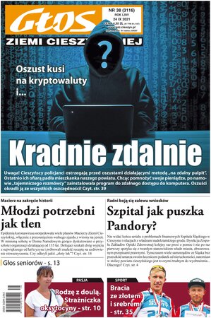 Głos Ziemi Cieszyńskiej 38/2021