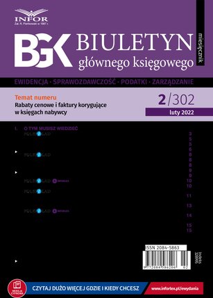 Biuletyn Głównego Księgowego 2/2022