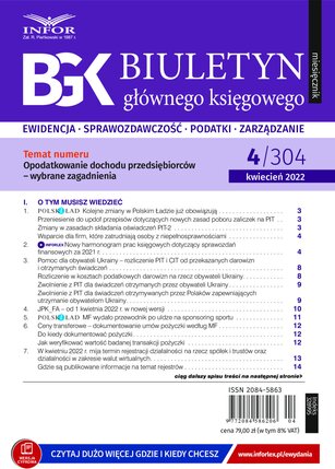Biuletyn Głównego Księgowego 4/2022