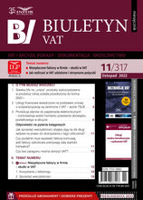 Biuletyn VAT 11/2022