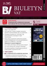 Biuletyn VAT 5/2022