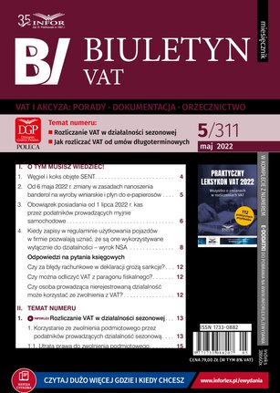 Biuletyn VAT 5/2022