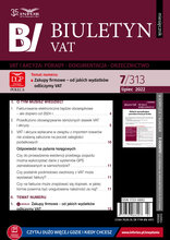 Biuletyn VAT 7/2022